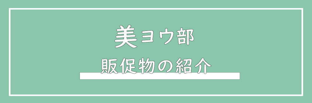 美ヨウ部のコンセプトページ、美容サロン販促物制作の紹介