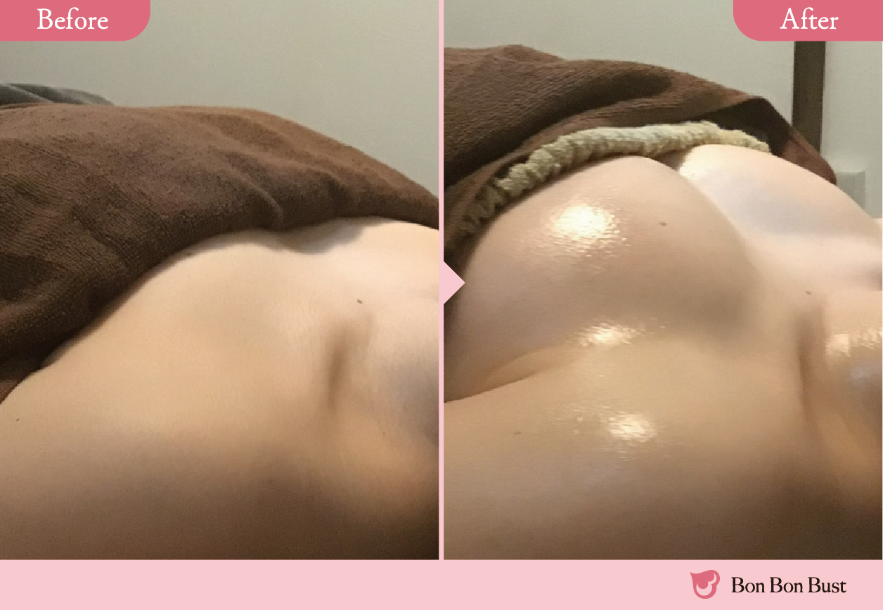 美ヨウ部、ボンボンバスト、バストアップスクール、結果写真1